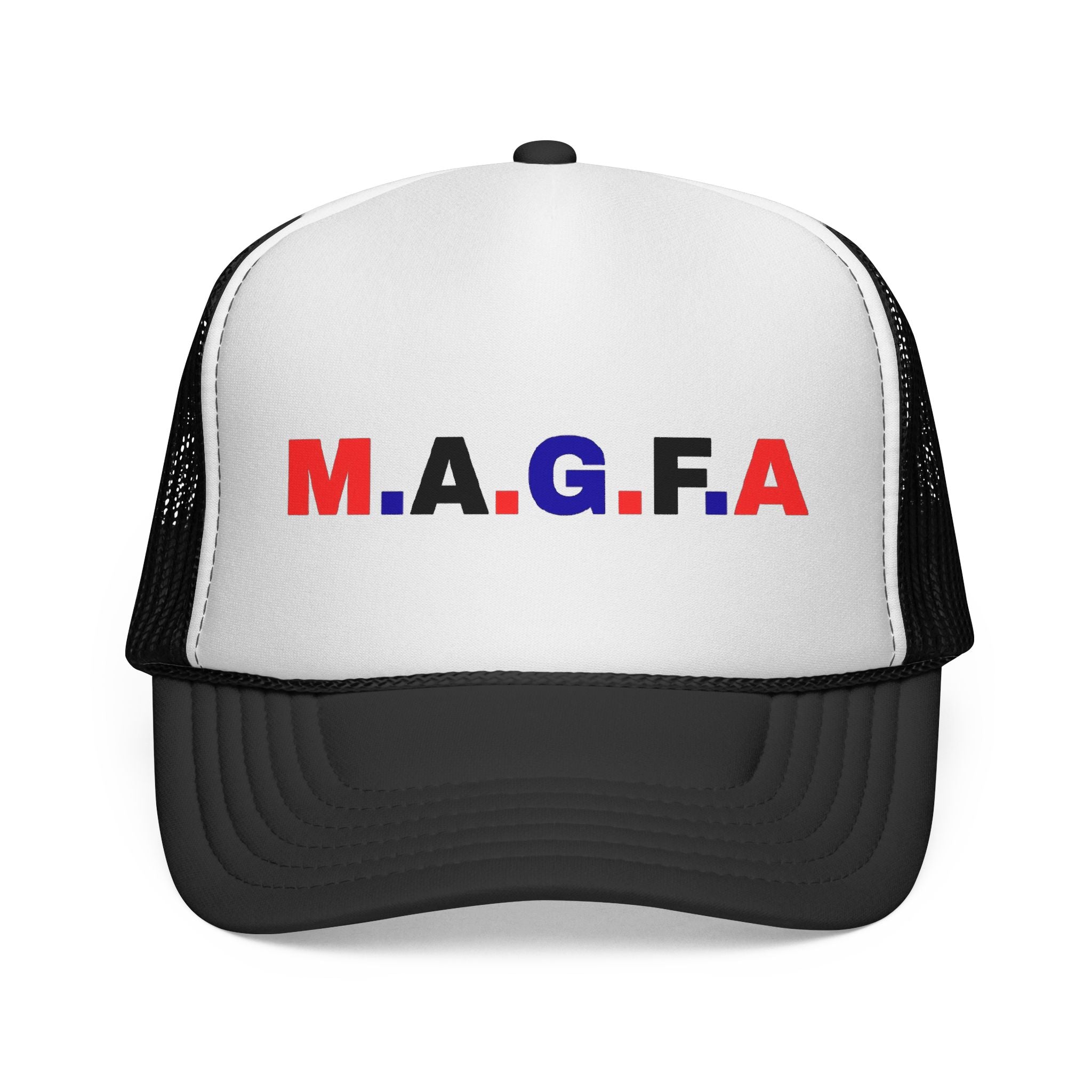 M.A.G.F.A. Trucker Hat — Patriotic Red & Blue Mesh Cap