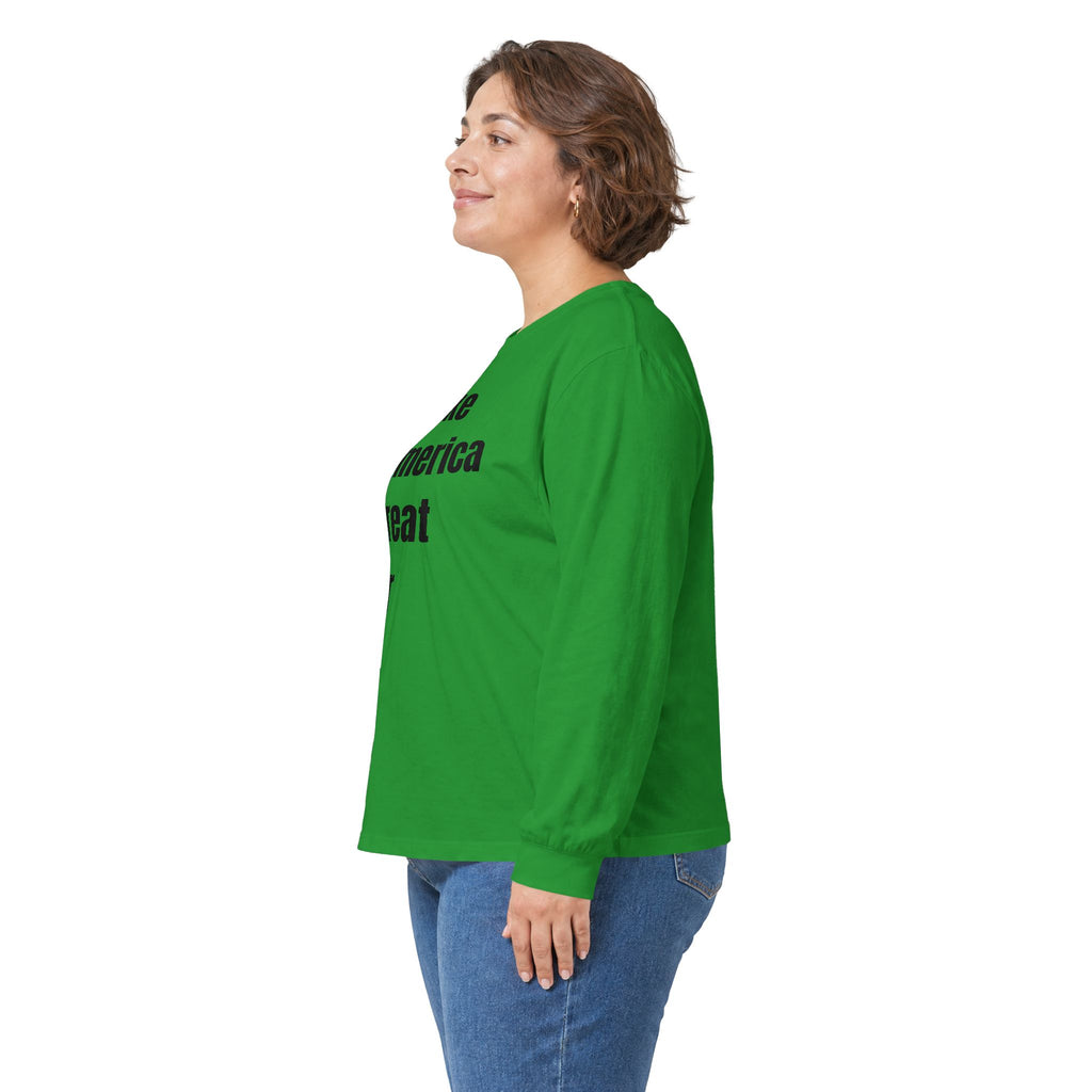 Long Sleeve Tee — "Make America Great For All" Political Slogan Shirt